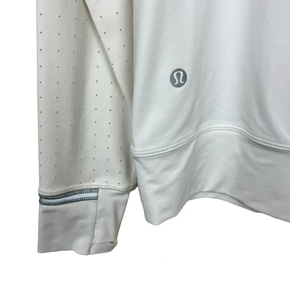 Lululemon Mind Over Miles Long Sleeve White 6